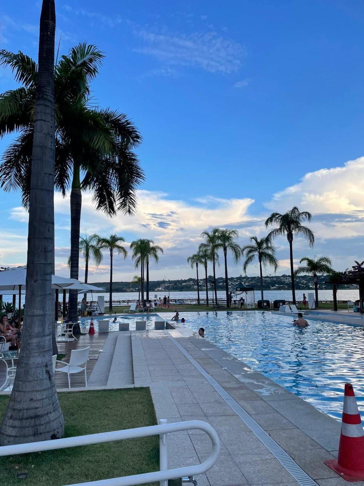 Estiloso Flat Brisas Do Lago Com Terraco Brasília Zewnętrze zdjęcie